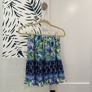Lilly Pulitzer Raya Skirt Size S Multi Petal Faster Engineered Skirt